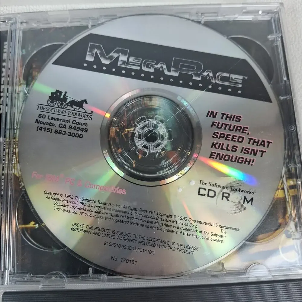 Vintage PC CD-ROM Game Lot MicroProse Domark Flight Sim Harrier Darklands Falcon